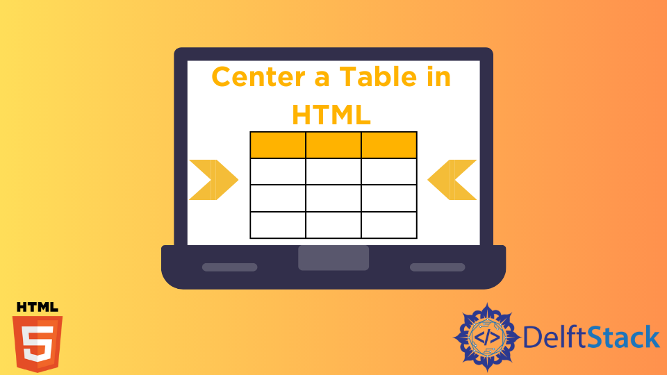 Center A Table In Html Delft Stack 6342